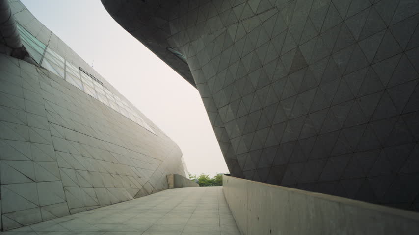 Guangzhou Opera house, designed by architect Zaha Hadid, China