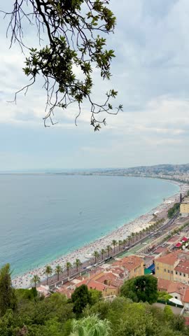 Nice, France city panorama. Nice, France city panorama.