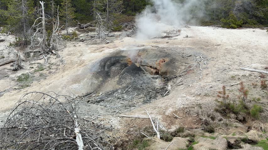 Yellowstone National Park - Arch Steam Vent in Norris Geyser Basin
