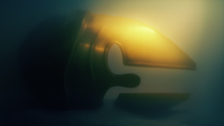 Ancient Gold Warrior Helmet Under The Sea