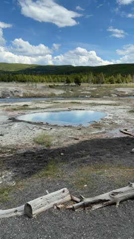 Yellowstone National Park - Silent Pool on the West Bank of the Firehole River