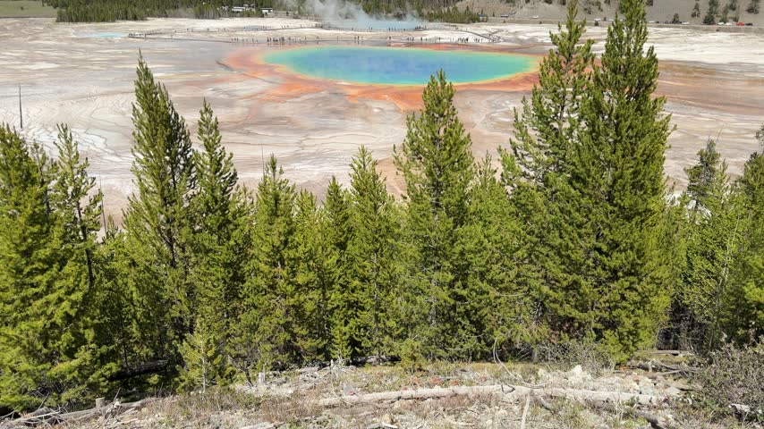Yellowstone National Park - Grand Prismatic Spring