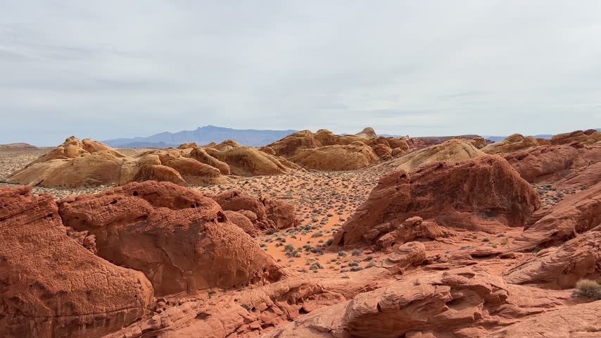 Valley of fire state park dramatic red rock formations