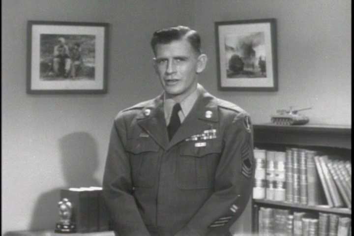 1940s - Two narrators discuss the exploits of the 7th infantry division during the 1940s