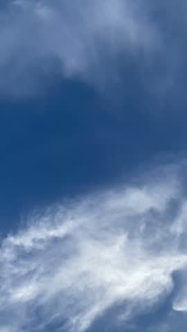 A beautiful blue morning sky