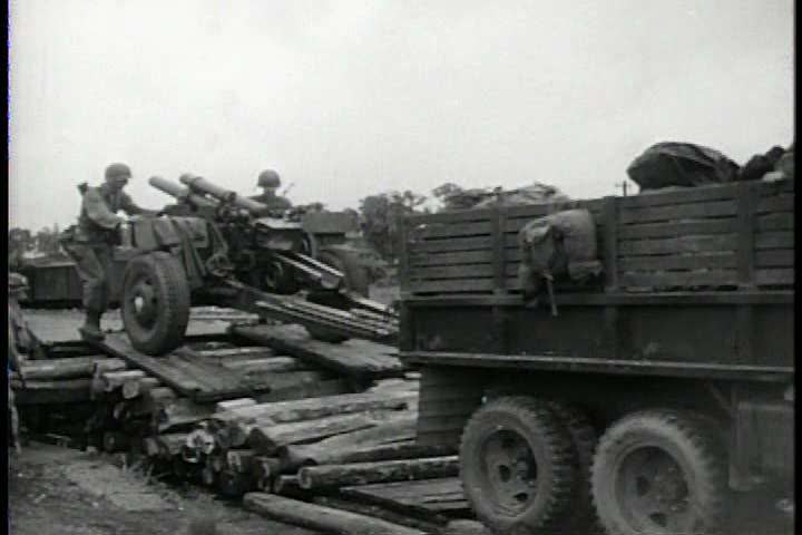 1950s - The 24th infantry division battles communist forces in Korea during the Korean War