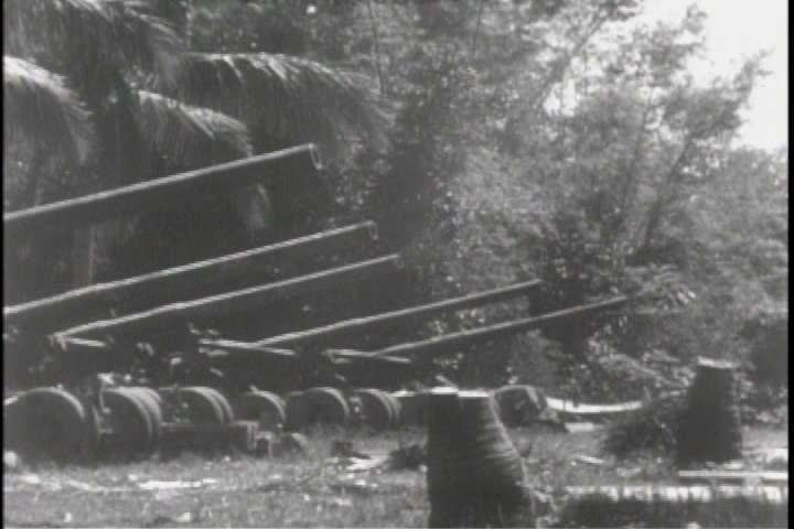1950s - The 7th infantry division battles Japanese forces in the Philippine and Japanese islands during World War