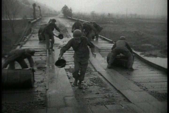 1950s - The 24th infantry division battles communist forces in Korea during the Korean War