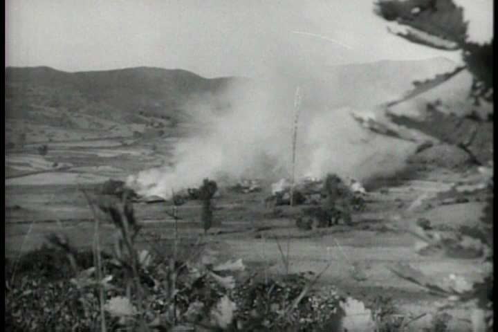 1950s - The 24th infantry division battles communist forces in Korea during the Korean War
