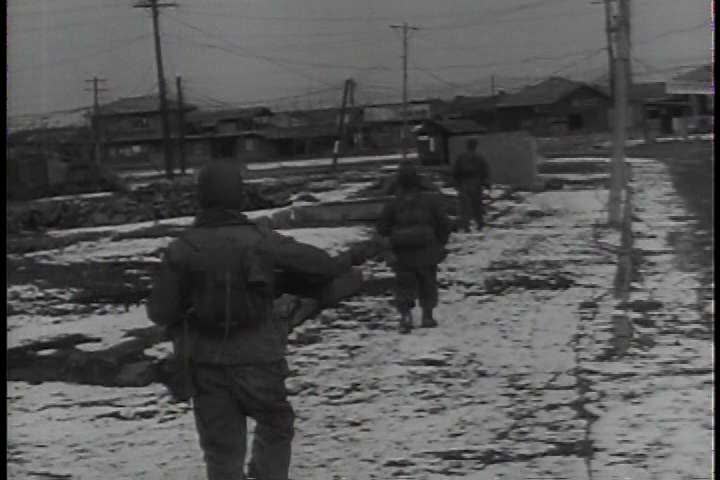 1950s - The 25th infantry division battles communist forces in Korea during the Korean War