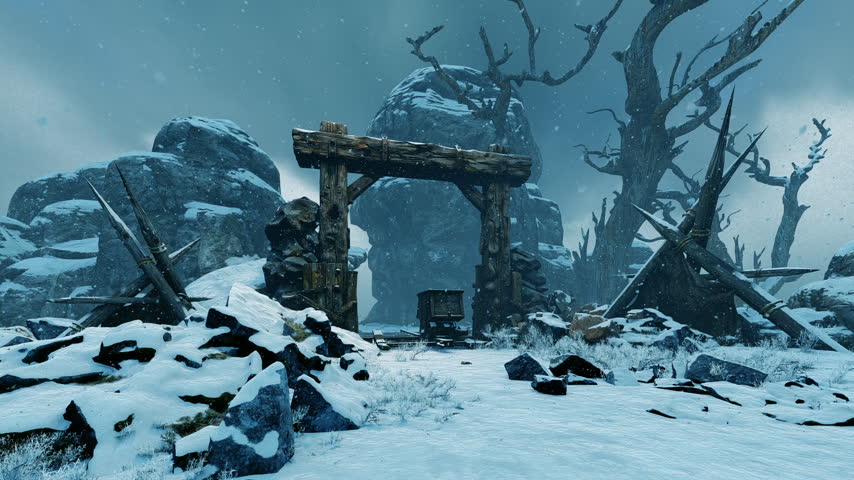 Entrance to an old mine. Animation themed around games, industry, and history.