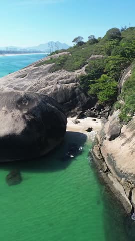 One of the most beautiful beaches in Rio de Janeiro, featuring the rock formations of Pontal, Gávea, and Bonita.