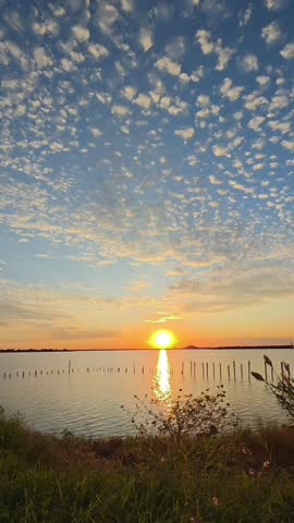 Time-lapse of a sunset at Lake Wichita, Wichita Falls, Texas 10-19-2026