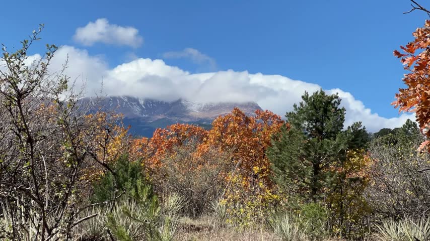 Pikes Peak in the Clouds, Colorado – Time-Lapse.