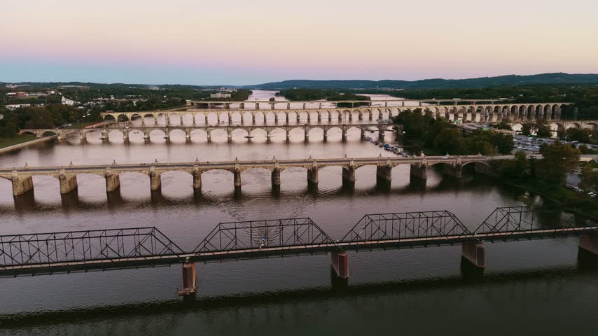 Harrisburg Pennsylvania Susquehanna River Bridges