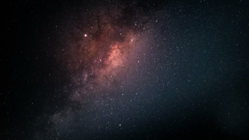 Stunning Nebula Cloud Formation with Stars, Golden Cosmic Dust and Space Exploration.