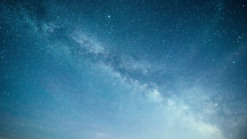 Stunning Nebula Cloud Formation with Stars, Golden Cosmic Dust and Space Exploration.