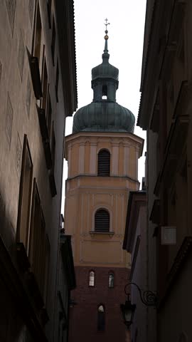 The Bell Tower And Green Dome Of St. Martin