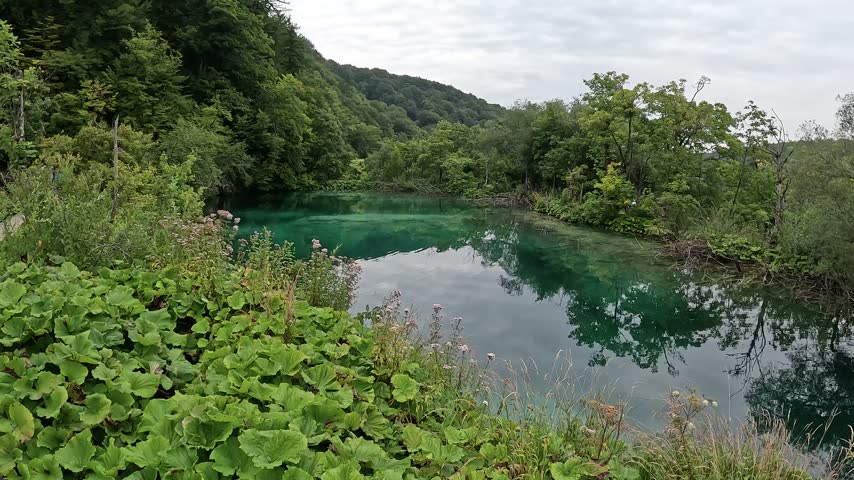 Crystal Clear Turquoise Lakes of Plitvice Croatia