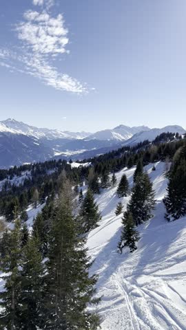 
Ski resort in the Swiss Alps