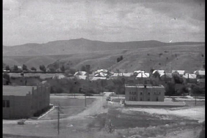 1940s - A small town in Utah is bustling with activity and even has it