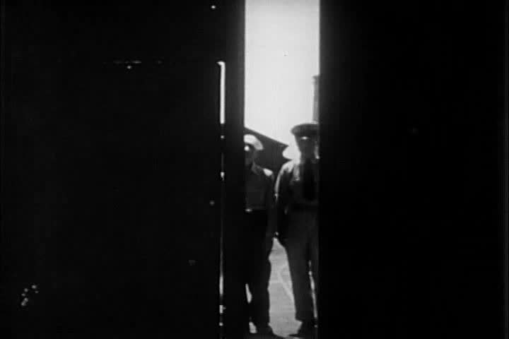 1950s - A Korean Navy sailor is transferred to a shipyard to help build ships during the 1950s