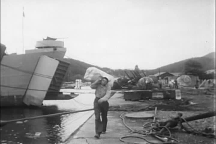 1950s - A Korean Navy sailor is transferred to a land based station due to his sea-sickness during the 1950s