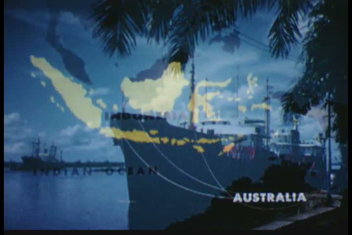 1950s - Indonesia emerges as a new nation in the 1950s.