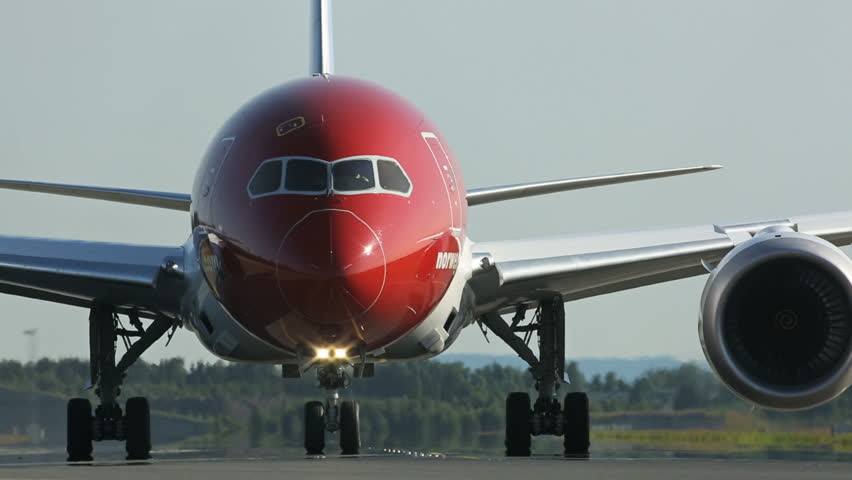 BOEING DREAMLINER AT OSLO AIRPORT - 10 JULY 2013: Norwegian Air Shuttle first