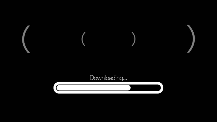 A collection of animated wifi waves and downloading progress bar. With alpha