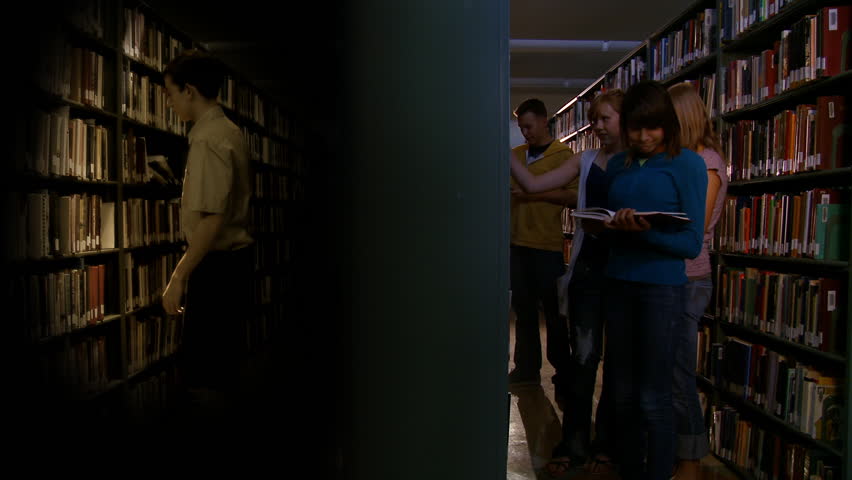 On left: teenage boy from the forties or fifties reads a book.  On right: modern