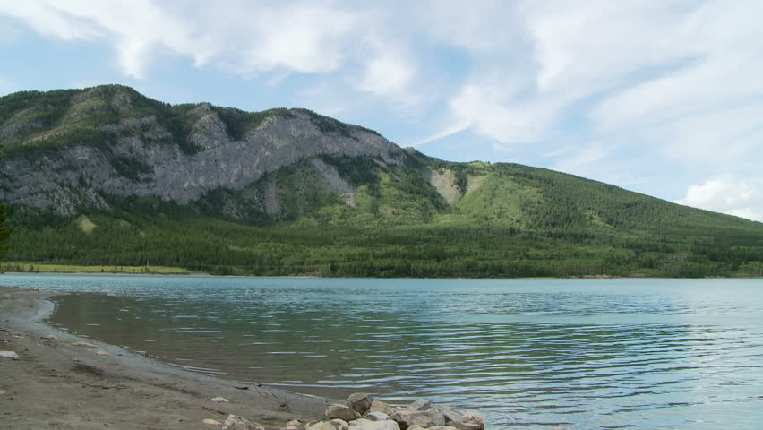 Scenic beauty at Barrier Lake, Alberta, Canada.
