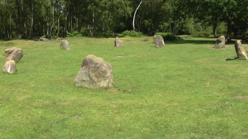 Stone Circle, Nine Ladies on Stanton Moor, Derbyshire