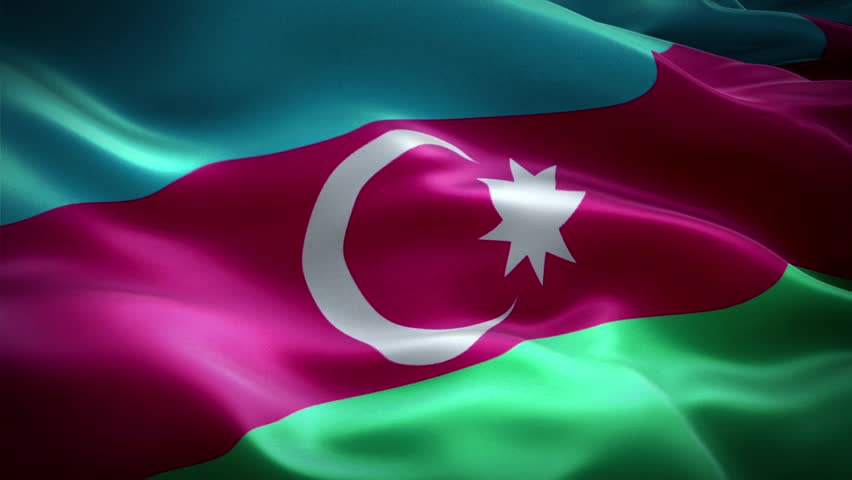 Azerbaijan National Flag Animation