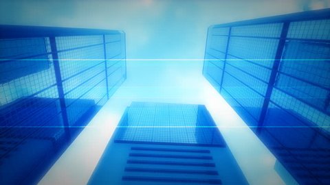 Looping Blue Corporate Background Stock Footage Video (100% Royalty ...