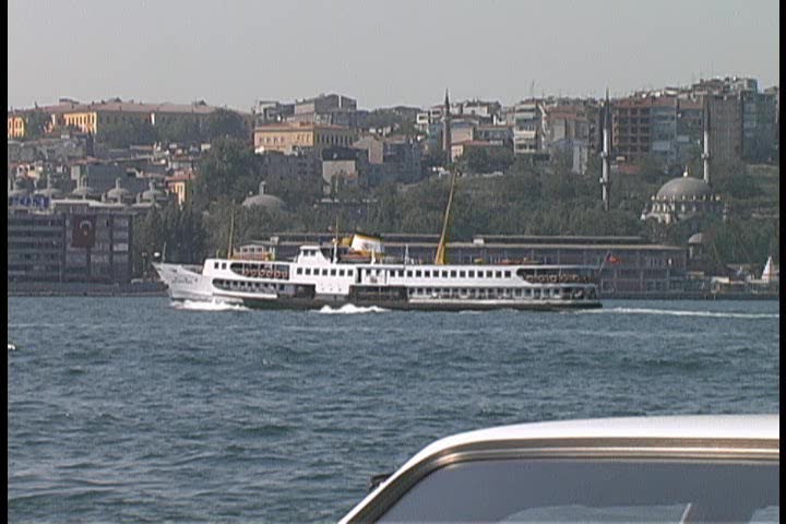 Tourist boats in Istanbul, Turkey