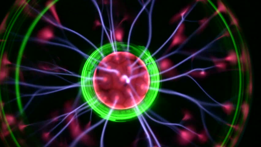 Cool Energy. Plasma Ball in Stock Footage Video (100% Royalty-free ...