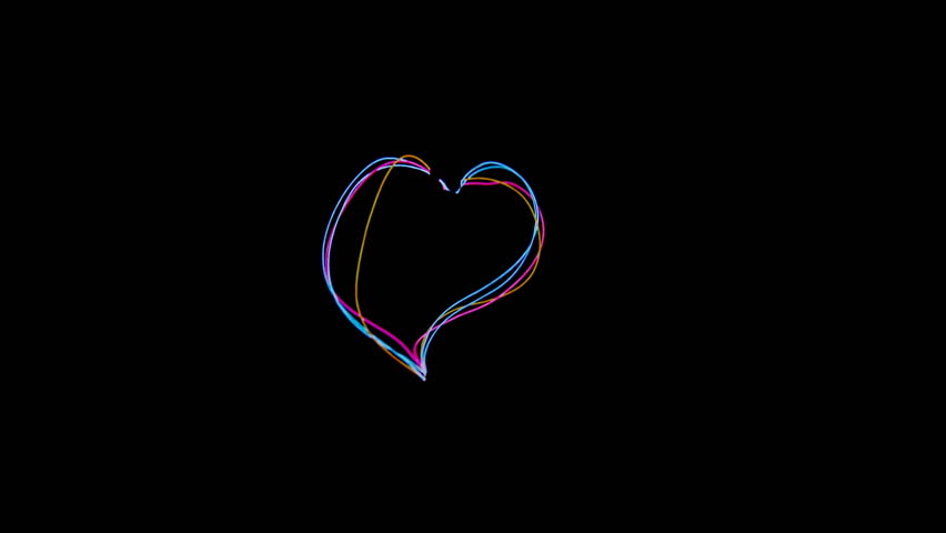 Bouncing Heart Shape Made up Stock Footage Video (100% Royalty-free ...