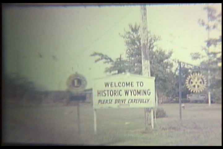 1970s - Home movie style footage of flooding in Harrisburg Pennsylvania in 1972.