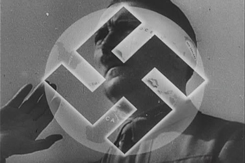 1940s - Hitler at the Nuremberg Rally.