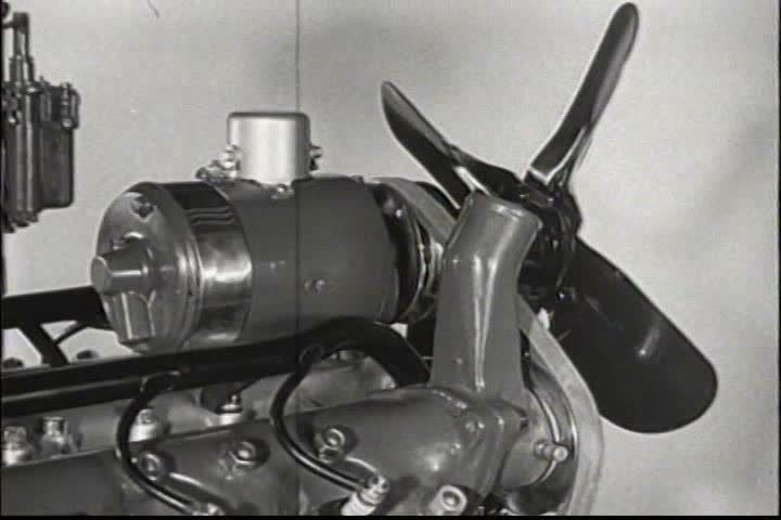 1930s - The new 1932 V 8 motor.