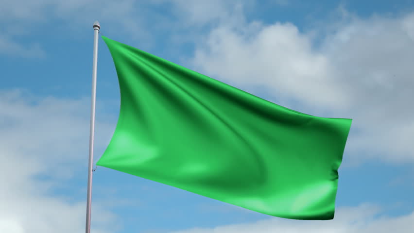 HD 1080p clip with a slow motion waving flag of Libya. Seamless, 12 seconds long