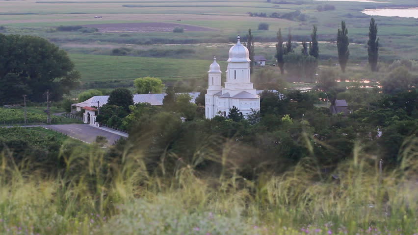 Saon Monastery general view (Dobrogea - Romania)