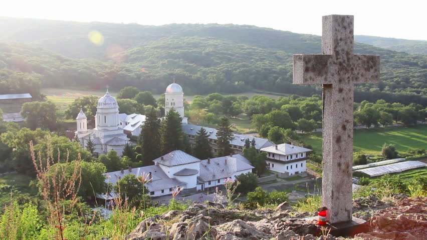 Cocos Monastery general view (Dobrogea - Romania)