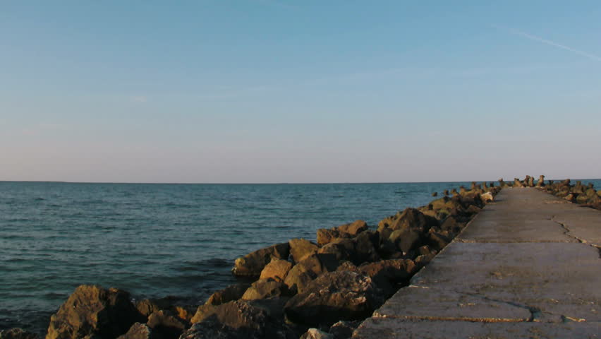 Bridge over sea
