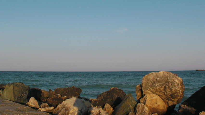 Rocks and sea