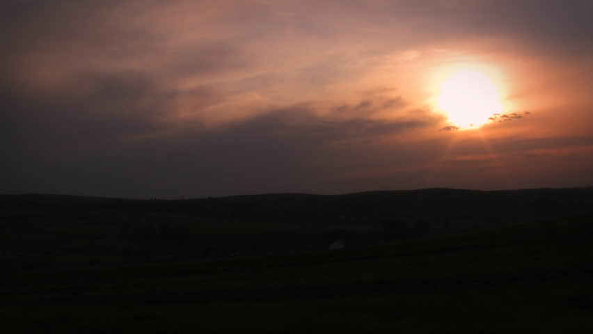 Sunset Clouds Time Lapse