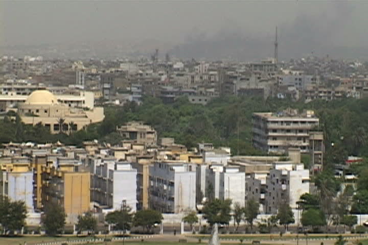 Tall apartment buildings in Karachi in Karachi, Pakistan