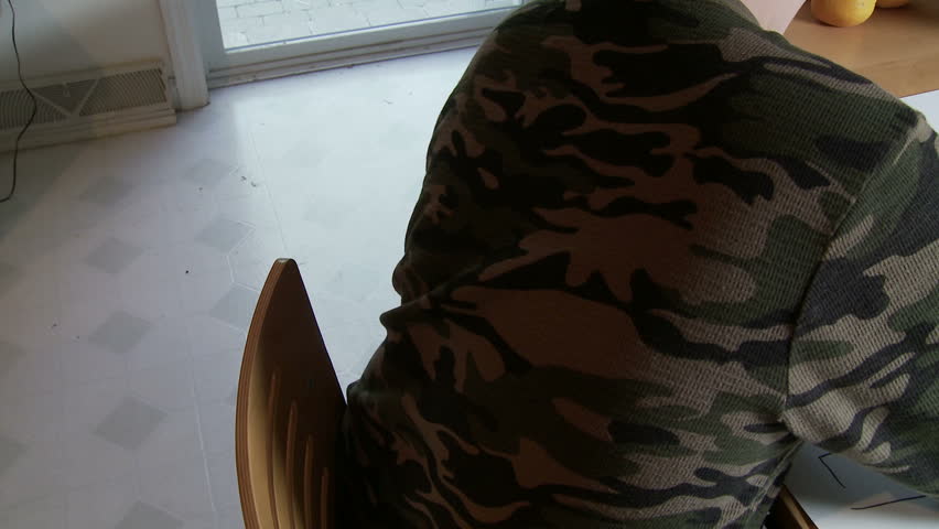 Dollying in over a boy