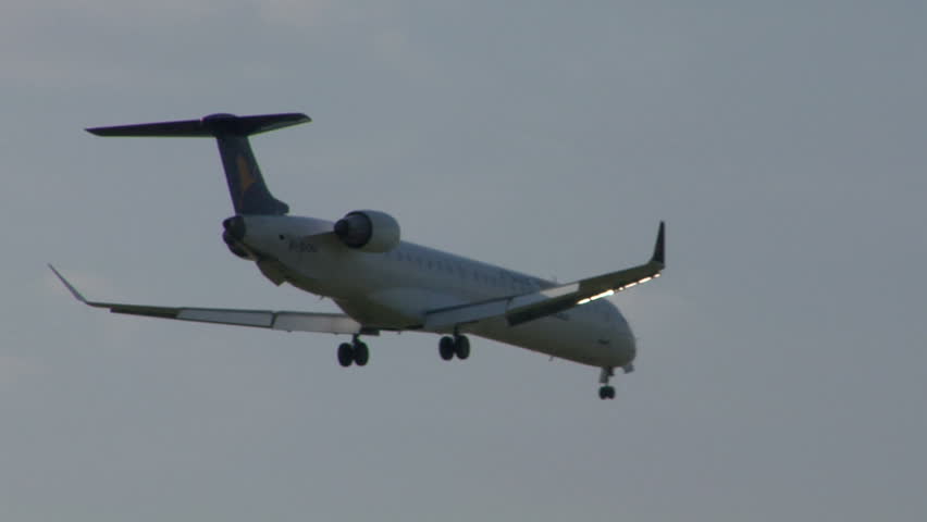 AirOne aircraft landing